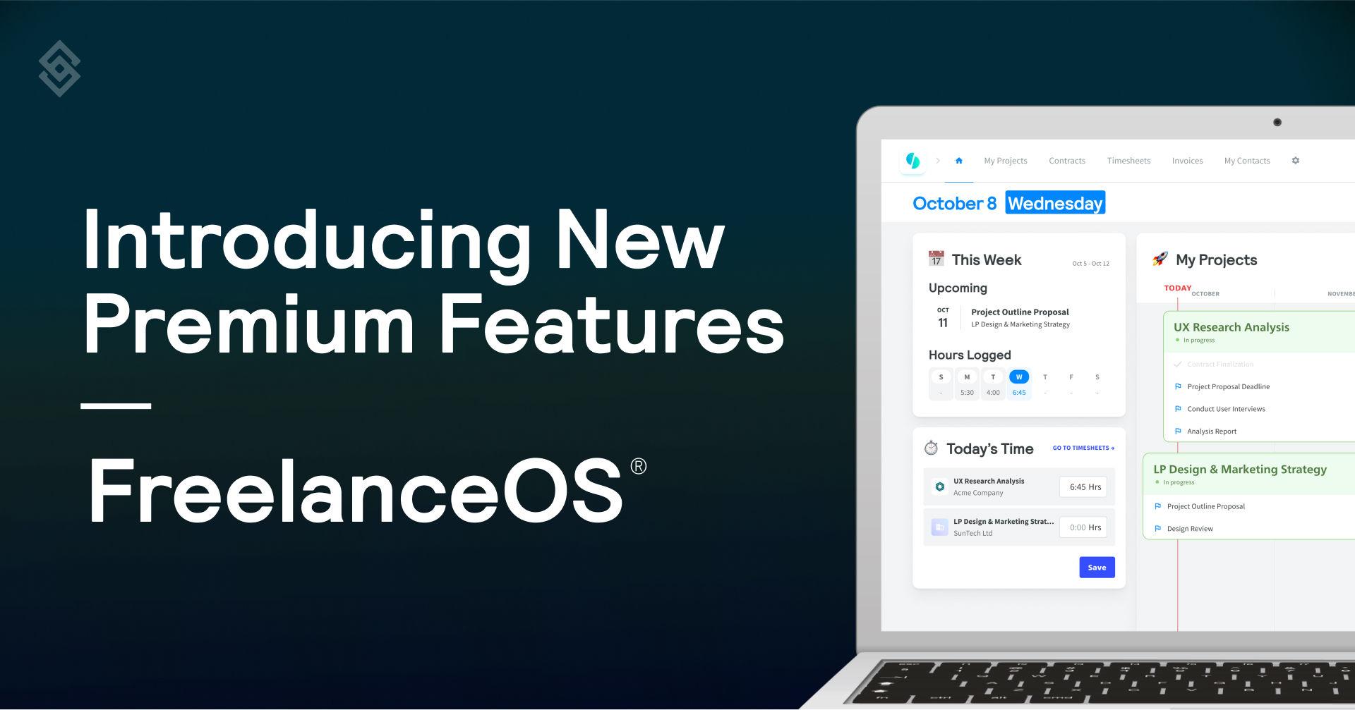 Introducing New Premium Features - FreelanceOS Article Image